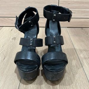 All Saints Black Heels
